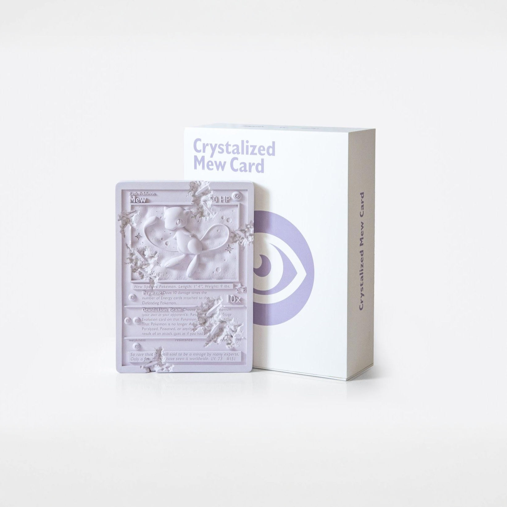 Daniel Arsham x Pokémo - Crystalized Mew Card (Purple)