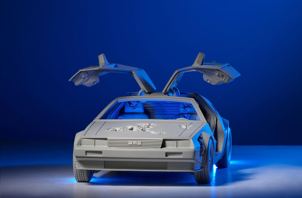 Thumbnail: Daniel Arsham - Eroded DeLorean (Grey)
