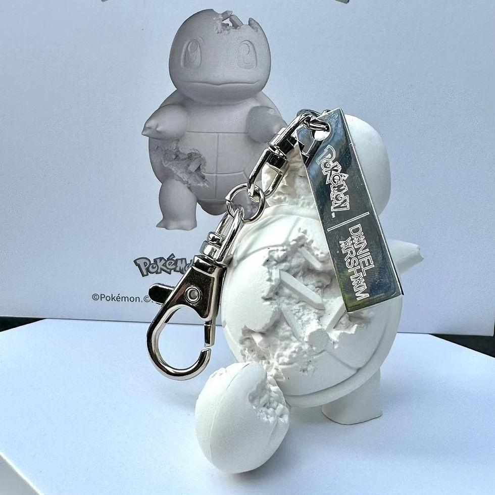 Thumbnail: Daniel Arsham x Pokemon Limited Edition Keychain Jeni Turtle