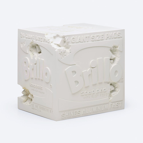 Daniel Arsham - Eroded Brillo Box （White） | GEART