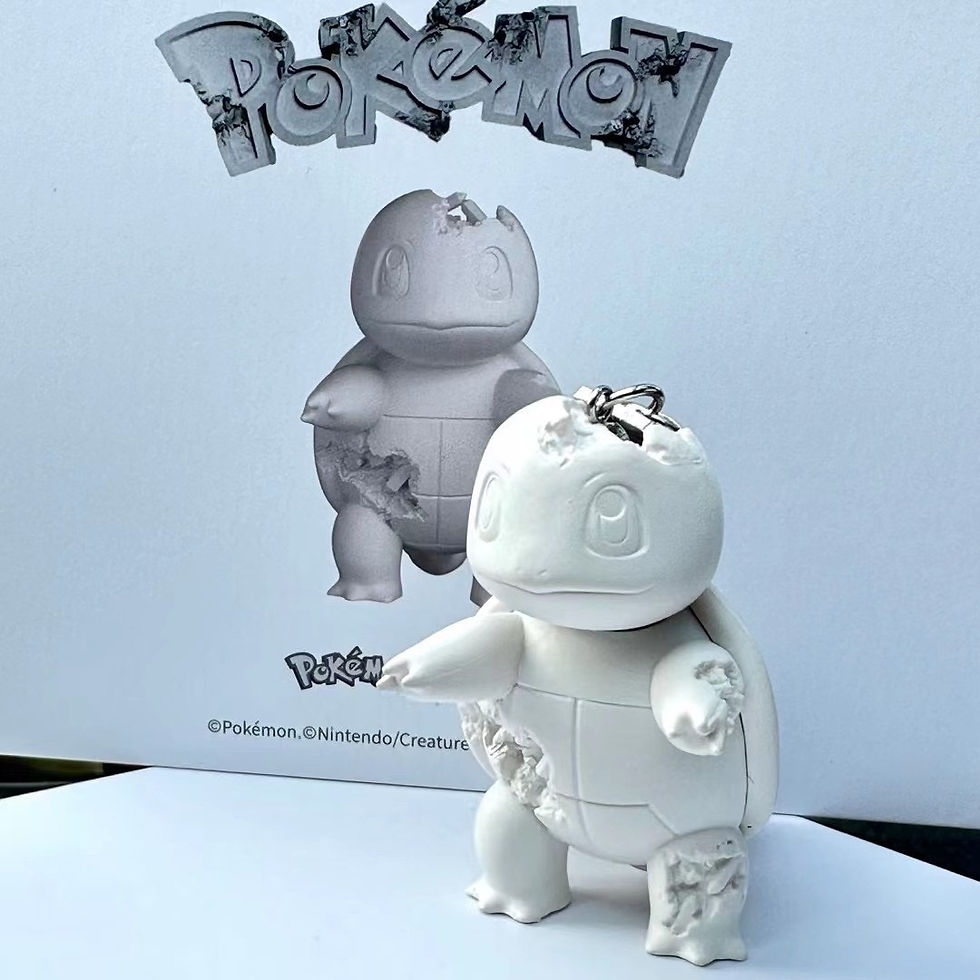Thumbnail: Daniel Arsham x Pokemon Limited Edition Keychain Jeni Turtle