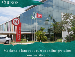Mackenzie lançou 15 cursos online gratuitos com certificado