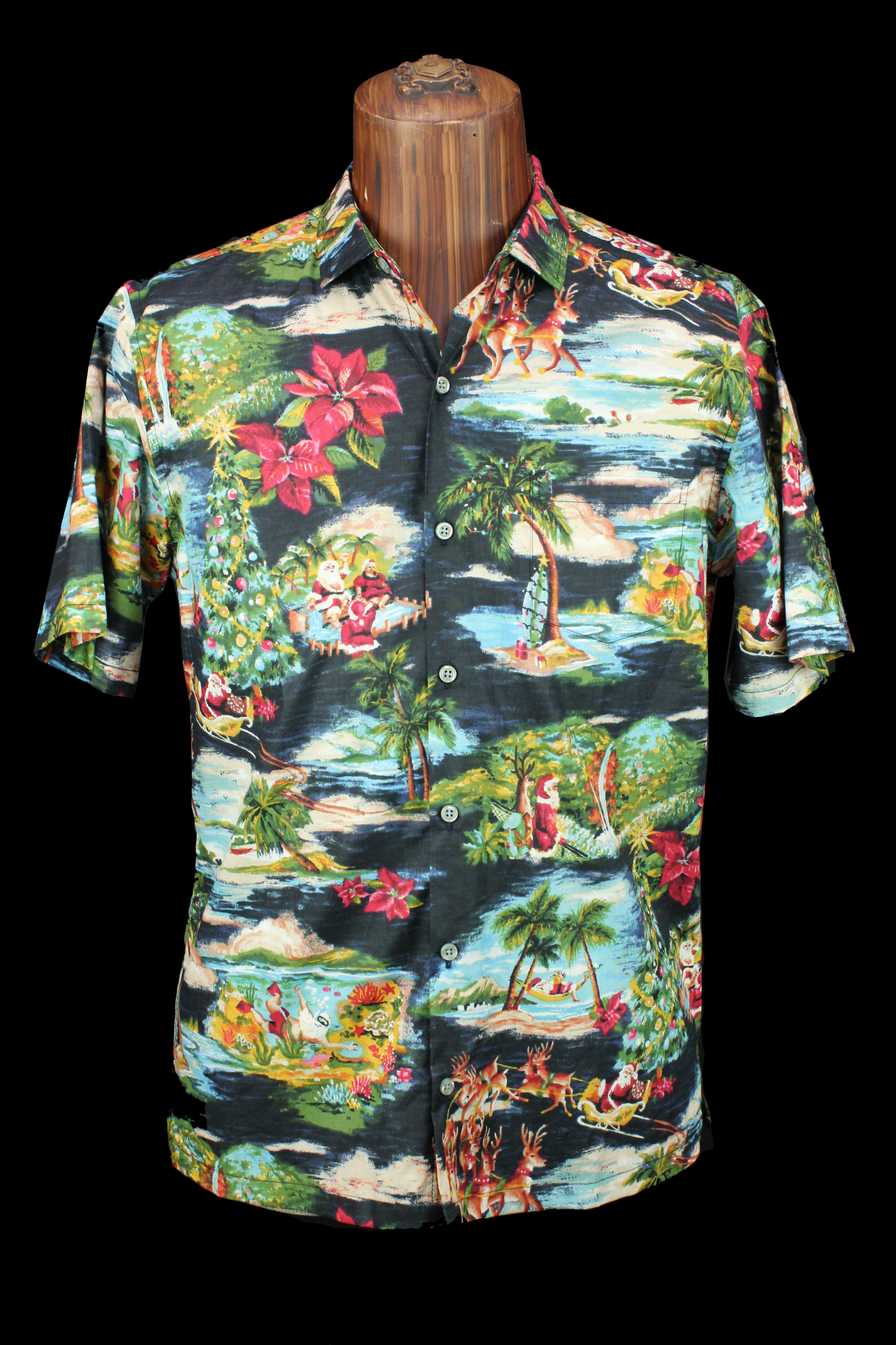 Tori Richard Men's Sleighcation Cotton Lawn Camp Shirt