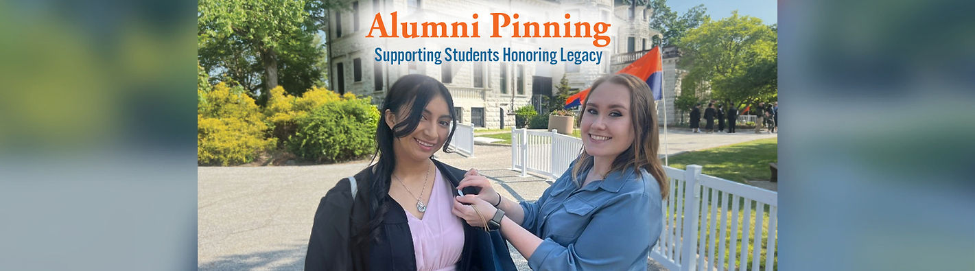 Alumni & Student at Commencement: Alumni Pinning