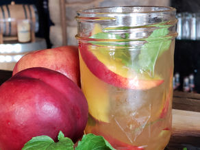 Nectarine Whiskey Smash
