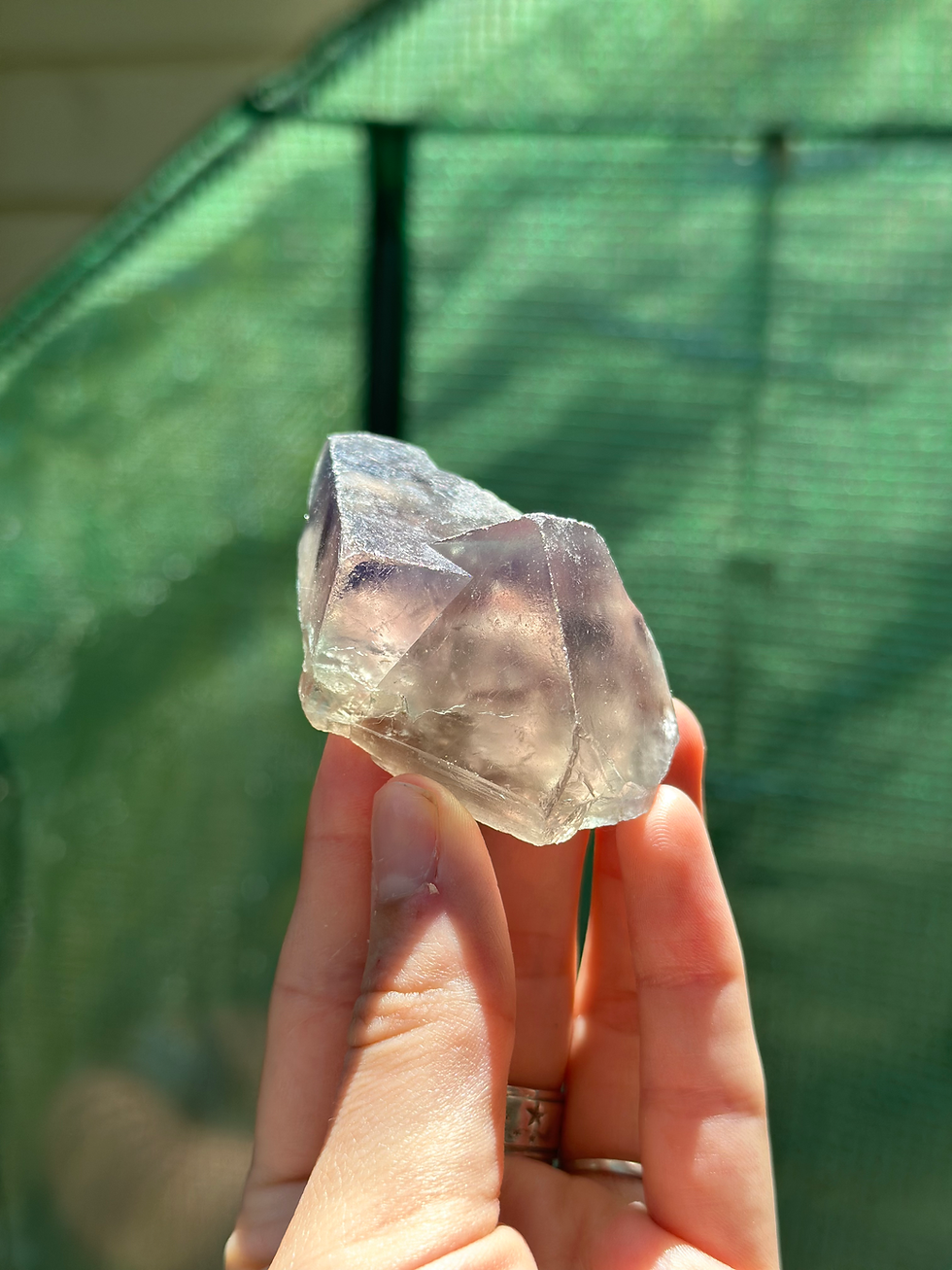 Thumbnail: UV Reactive Nigerian Fluorite- Iris Pocket 