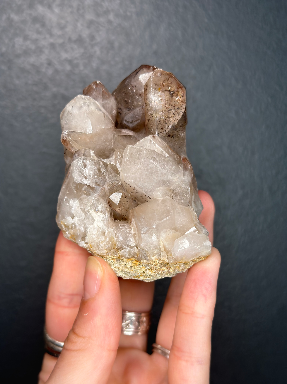 Thumbnail: Chunky Spirit Quartz with Hematite Inclusions