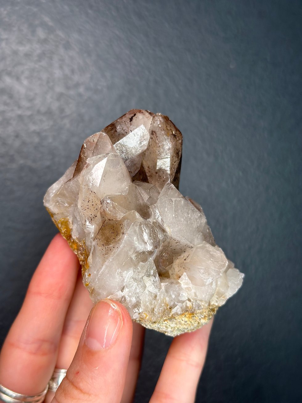 Thumbnail: Chunky Spirit Quartz with Hematite Inclusions