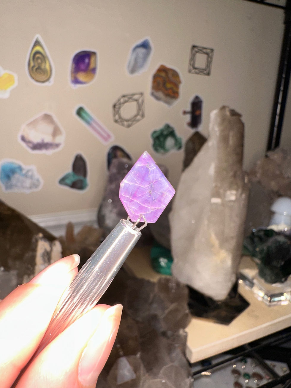 Thumbnail: RARE tripache sapphire from Kashmir Mountains 