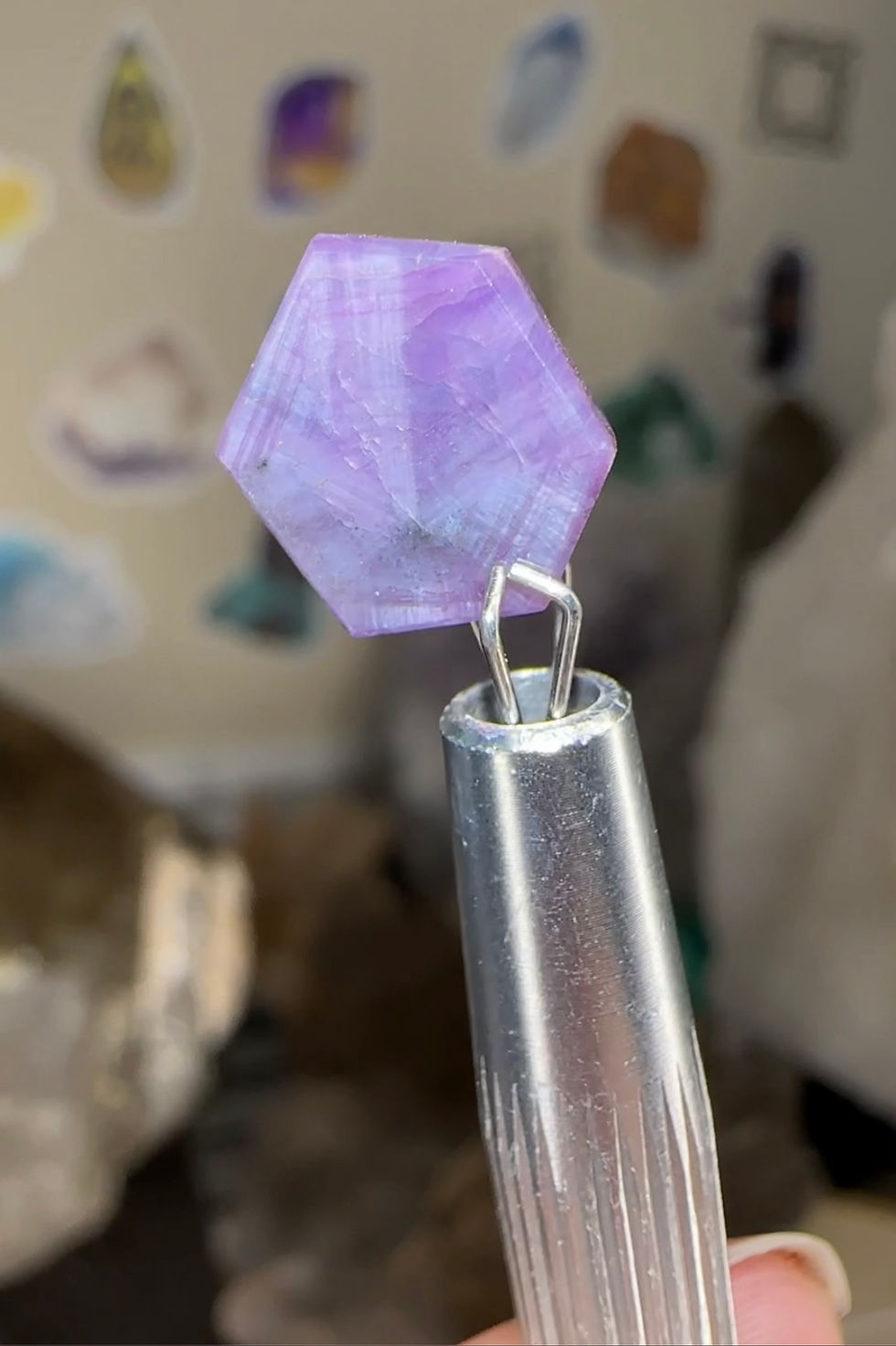 Thumbnail: RARE tripache sapphire from the Kashmir Mountains