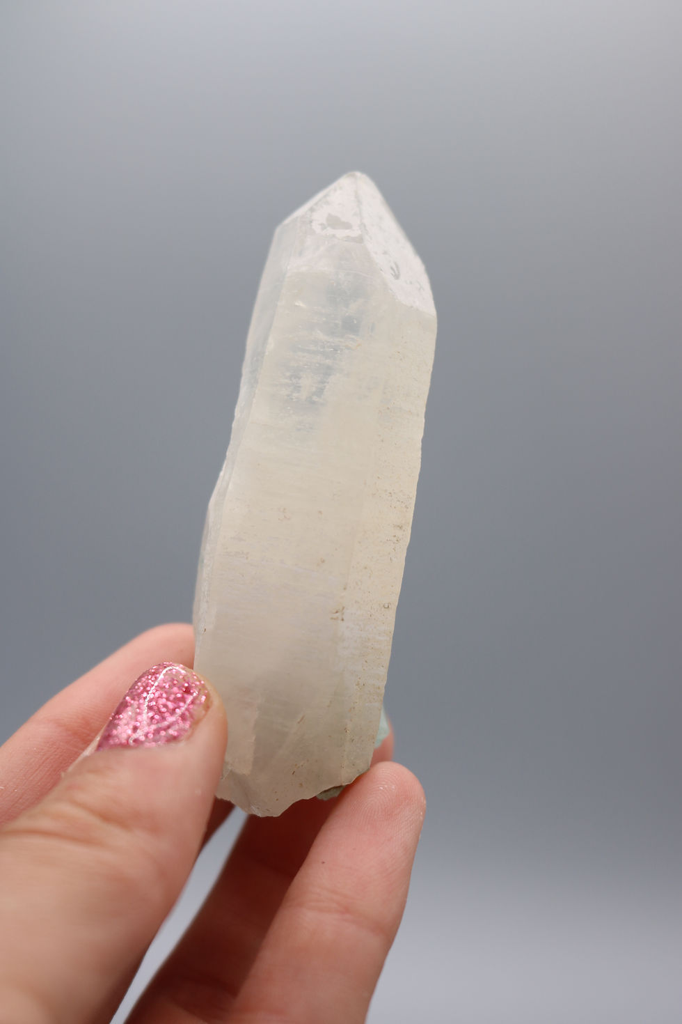 Thumbnail: Nigerian Green Beryl in Quartz point 