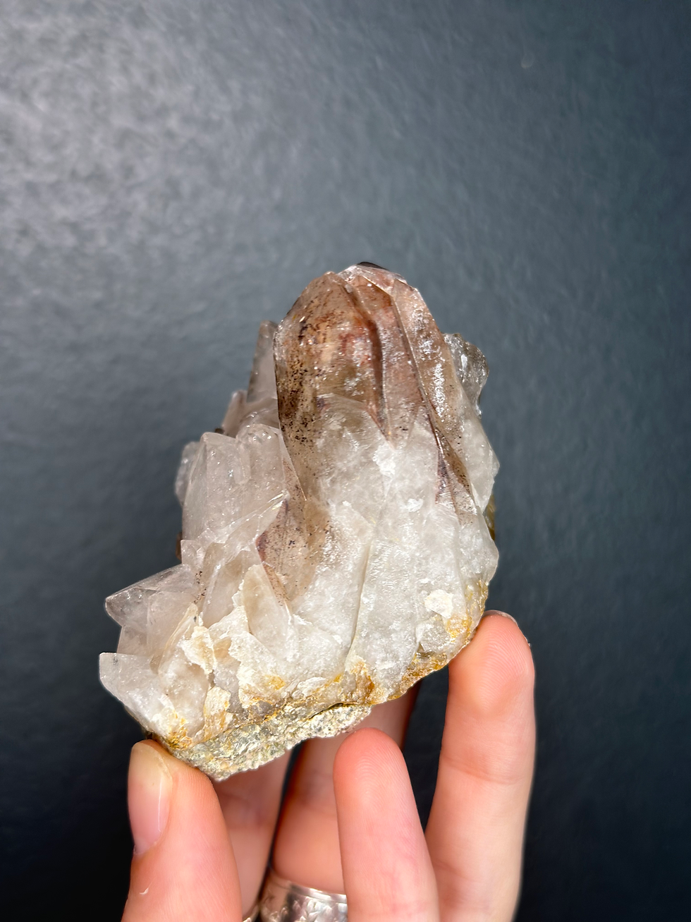 Thumbnail: Chunky Spirit Quartz with Hematite Inclusions
