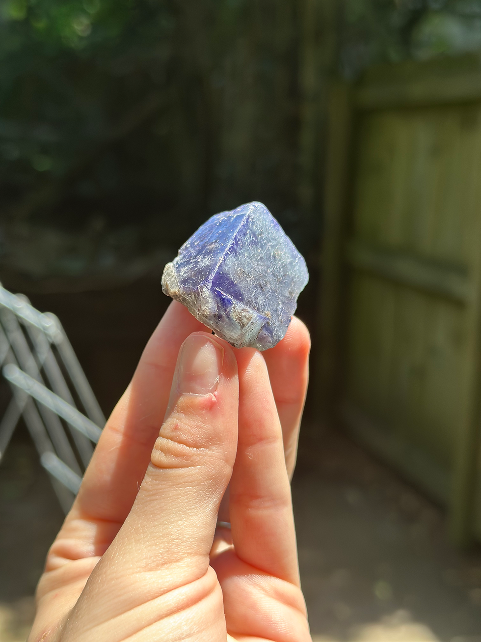 Thumbnail: UV Reactive Nigerian Fluorite- Iris Pocket