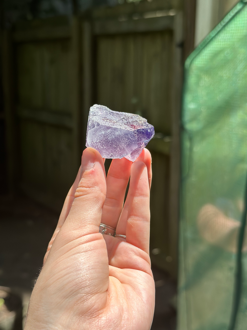 Thumbnail: UV Reactive Nigerian Fluorite- Iris Pocket 