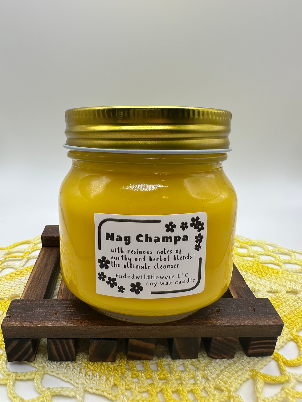 Nag Champa 6.8oz Soy Wax Candle 