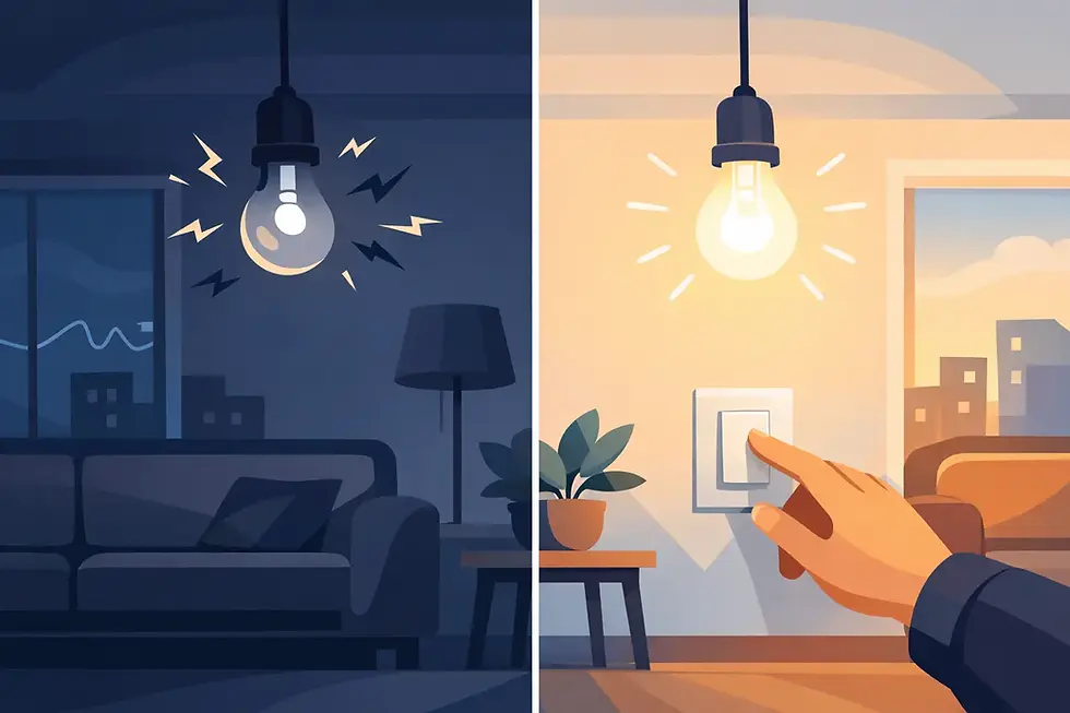 What Causes Lights to Flicker? When to Act