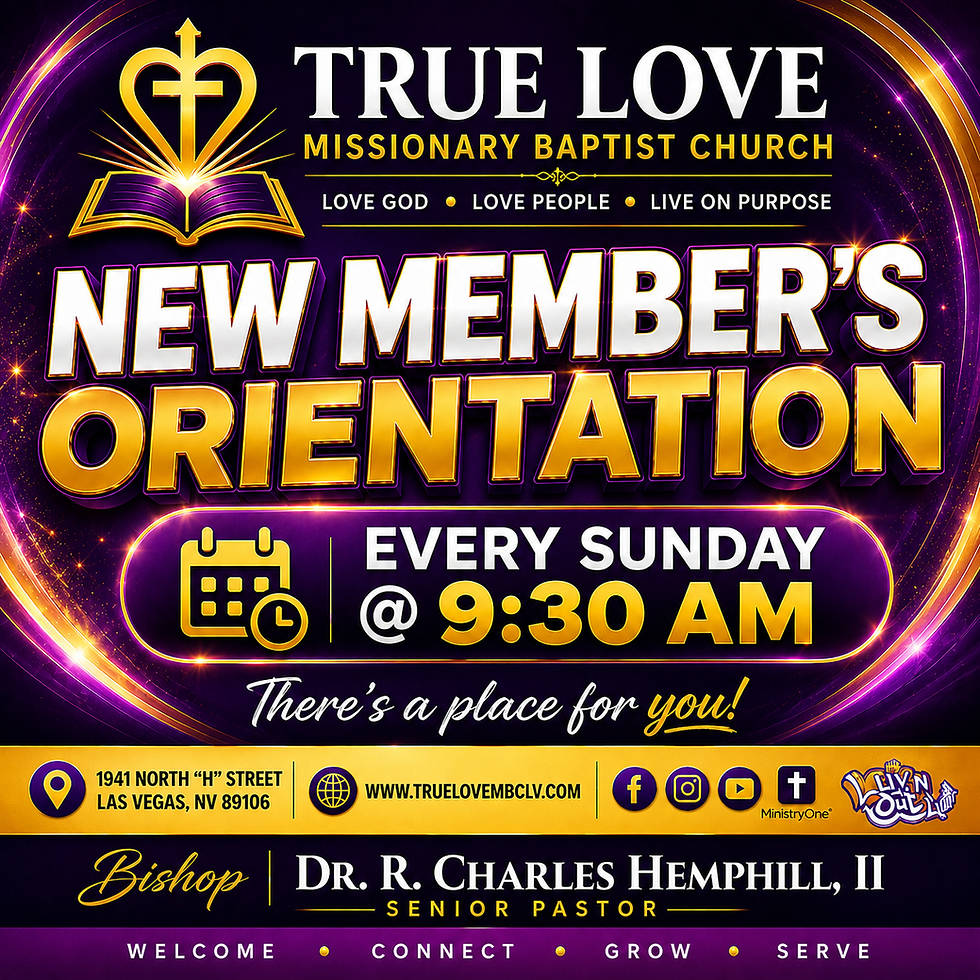 New Member's Orientation