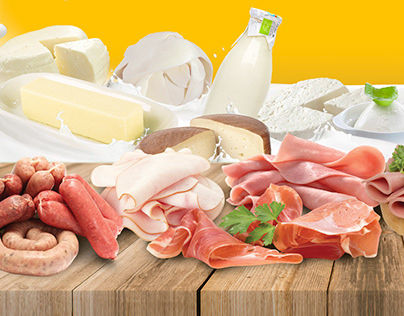 Arranged Food and Objects