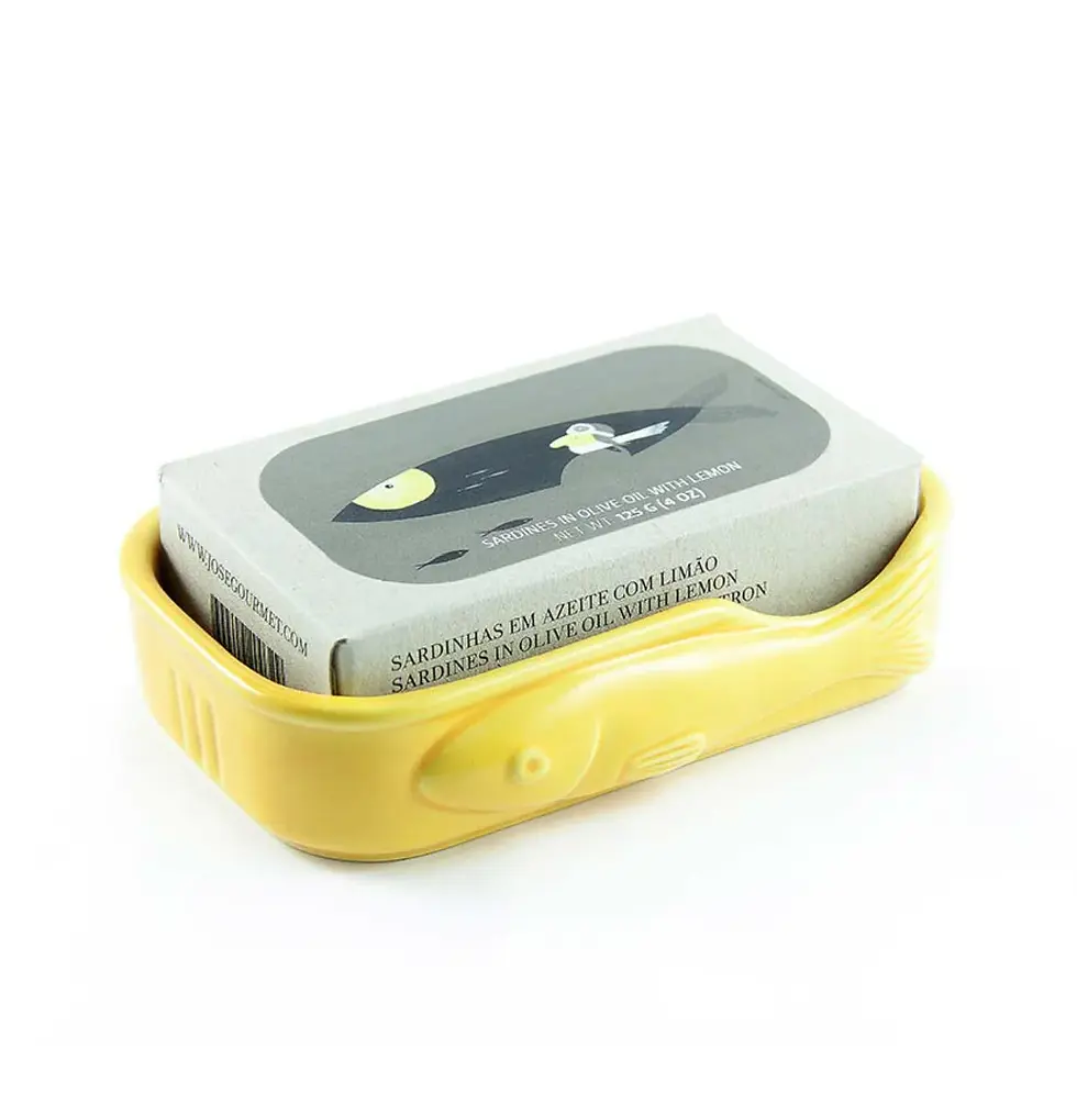 Thumbnail: Ceramic Sardine Holder - Yellow