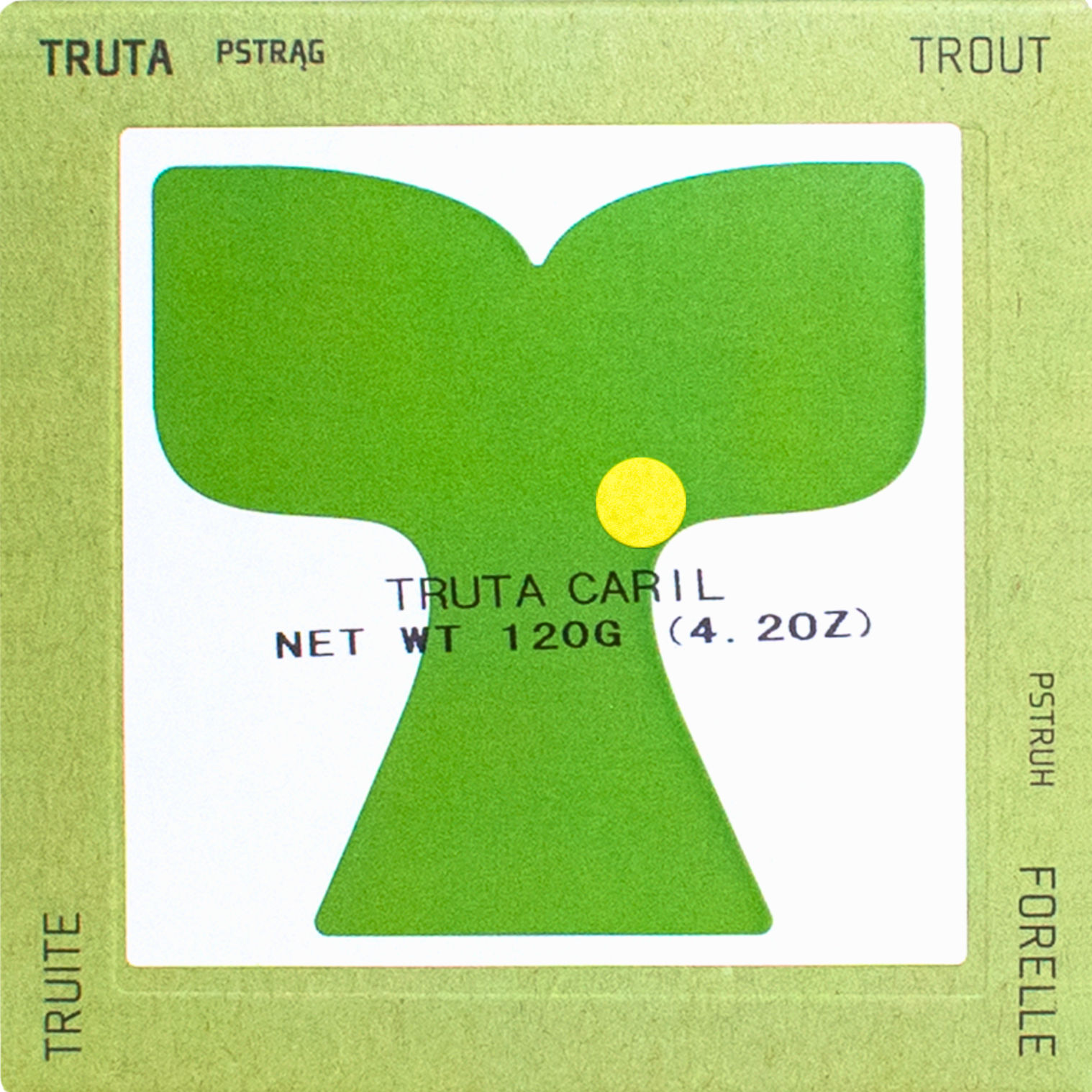 Trout Fillet Caril Curry packaging box