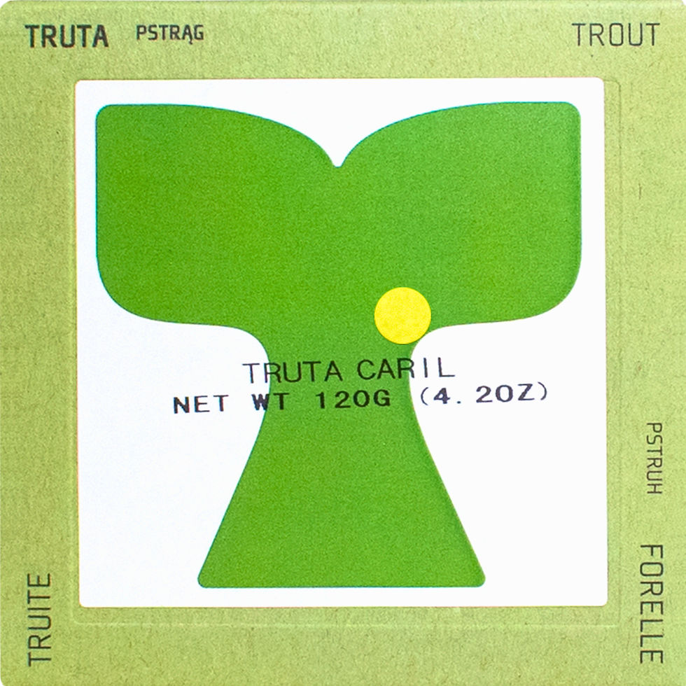 Trout Fillet Caril Curry packaging box