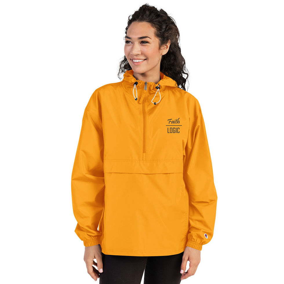 Thumbnail: Black Logo | Embroidered Champion Packable Jacket