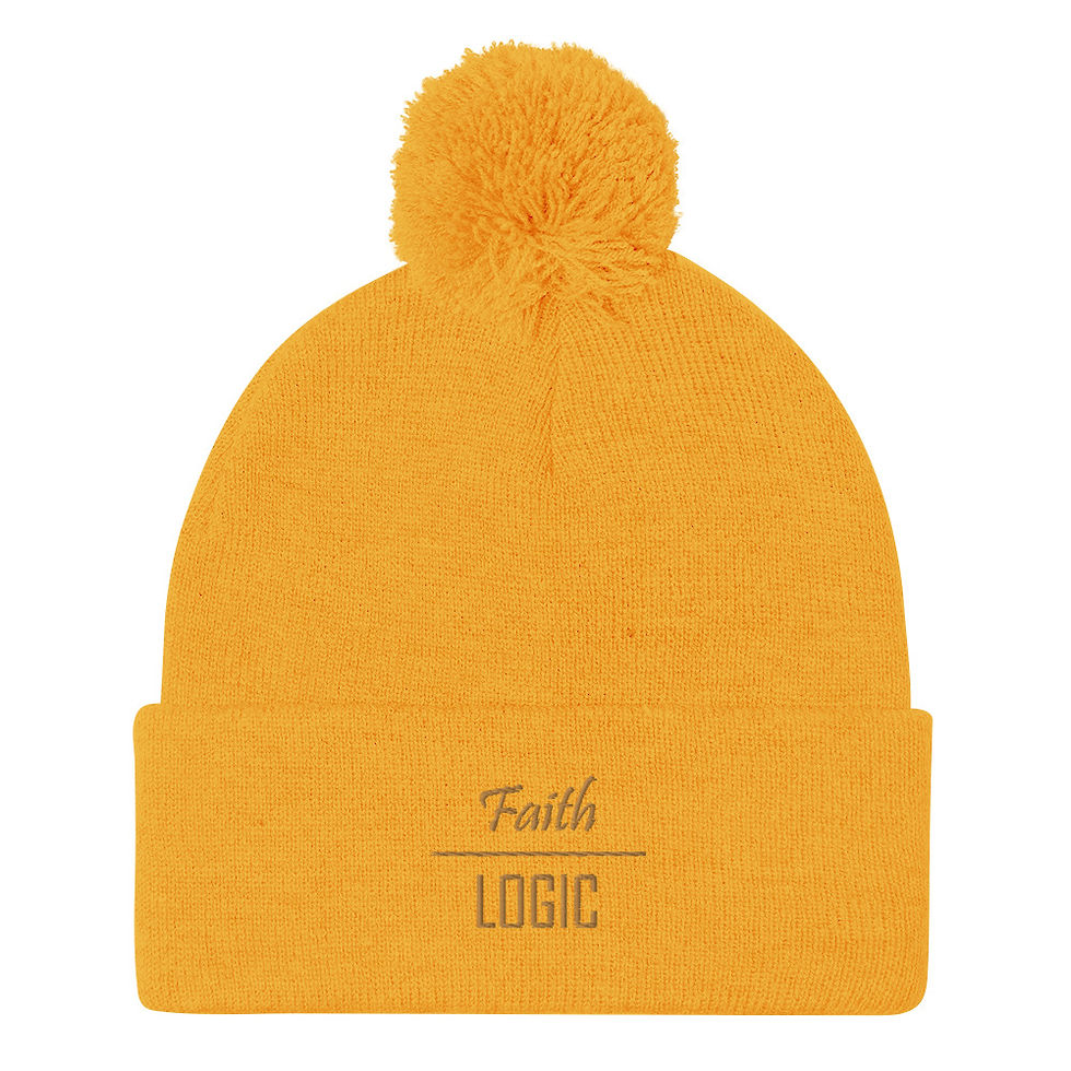 Thumbnail: Gold Logo | Pom-Pom Beanie