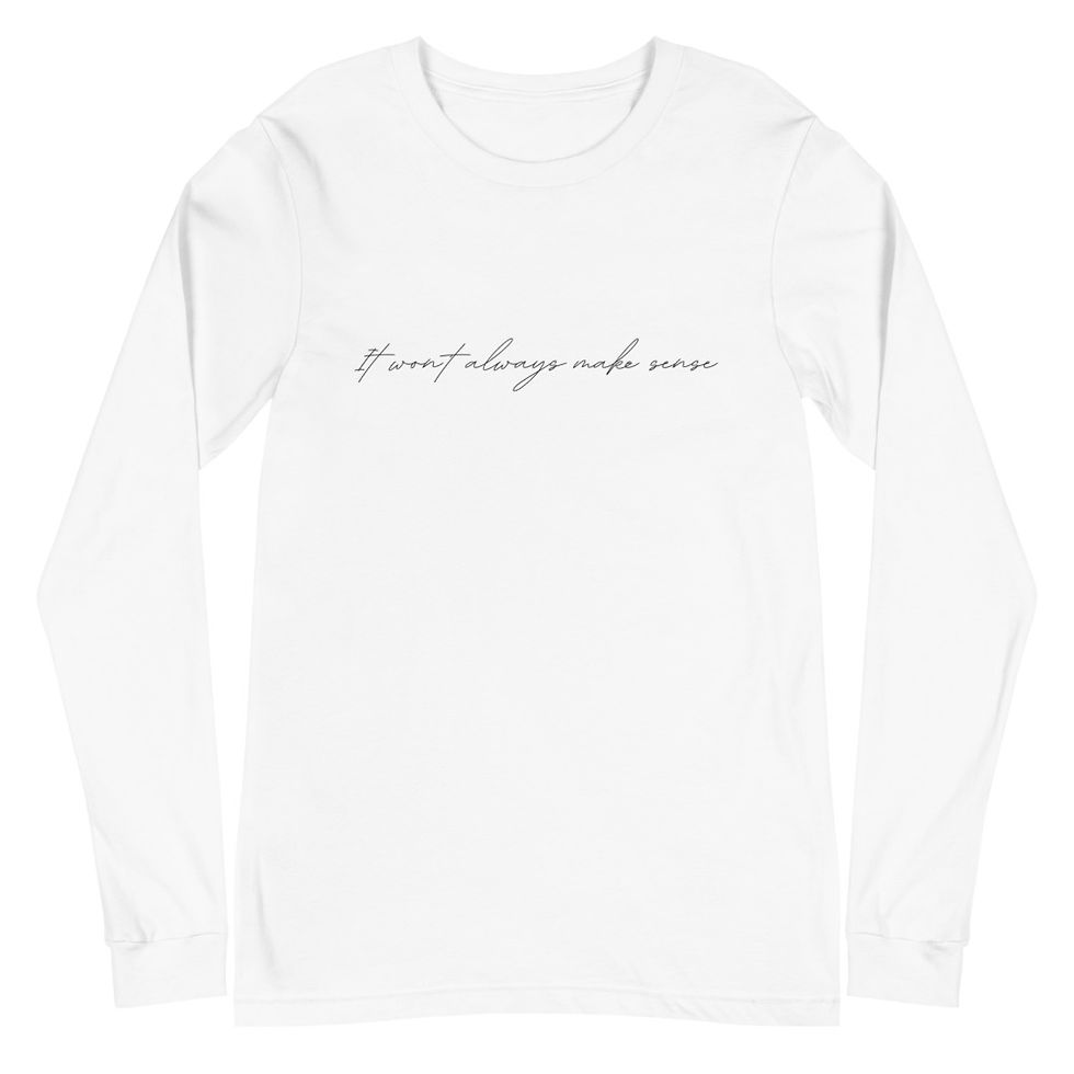 Thumbnail: Black Slogan | Unisex Long Sleeve Tee