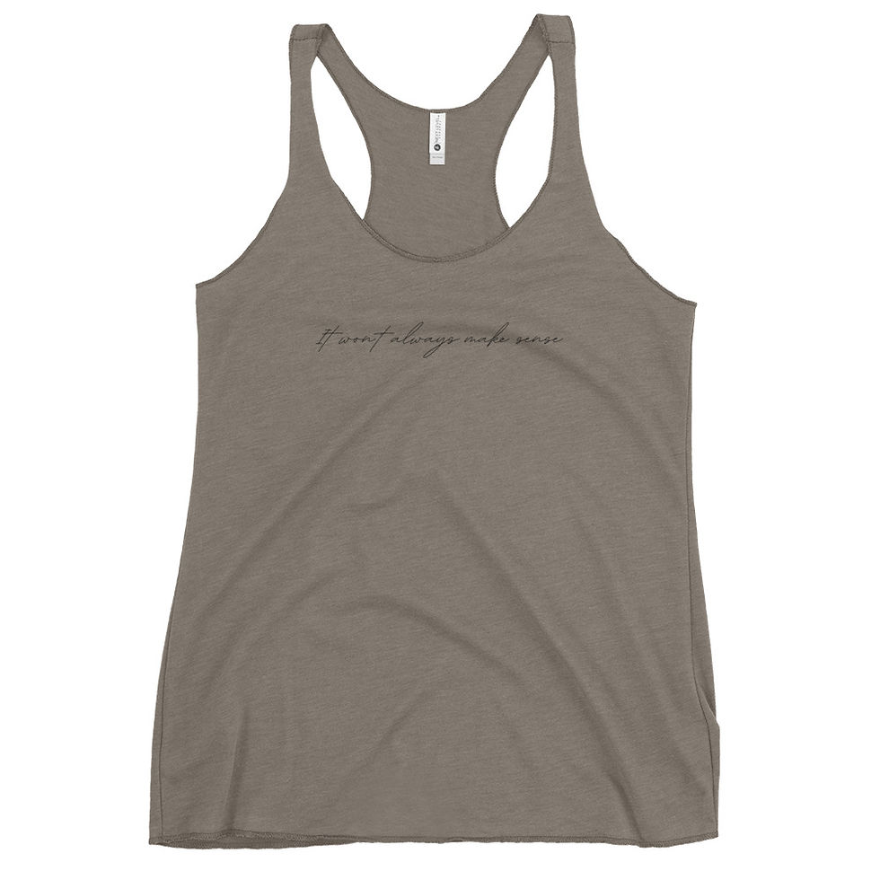 Thumbnail: Black Slogan | Women's Racerback Tank Top