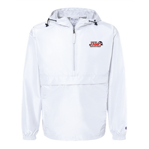 TNWA Champion Packable QuarterZip Jacket CO200 White Allison