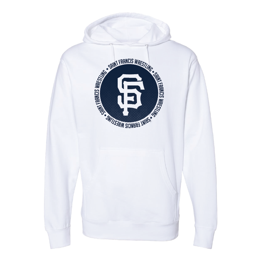 St. Francis - Independent Co. Midweight Hooded Sweatshirt SS4500 - white