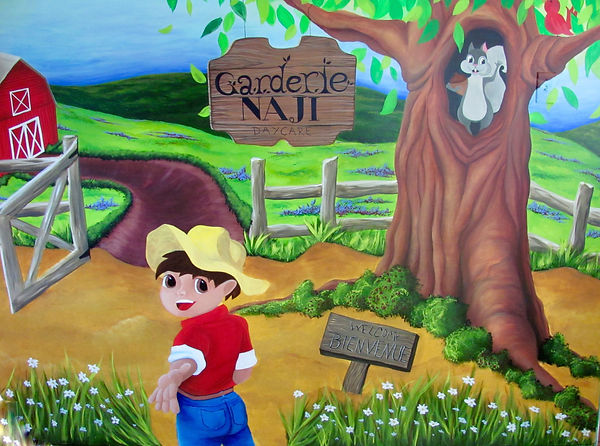 Mural Garderie Naji
