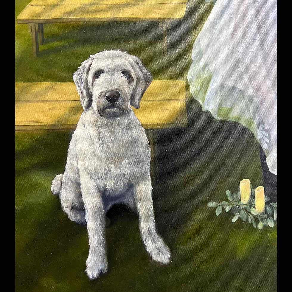 Close Up - Live Wedding Painting