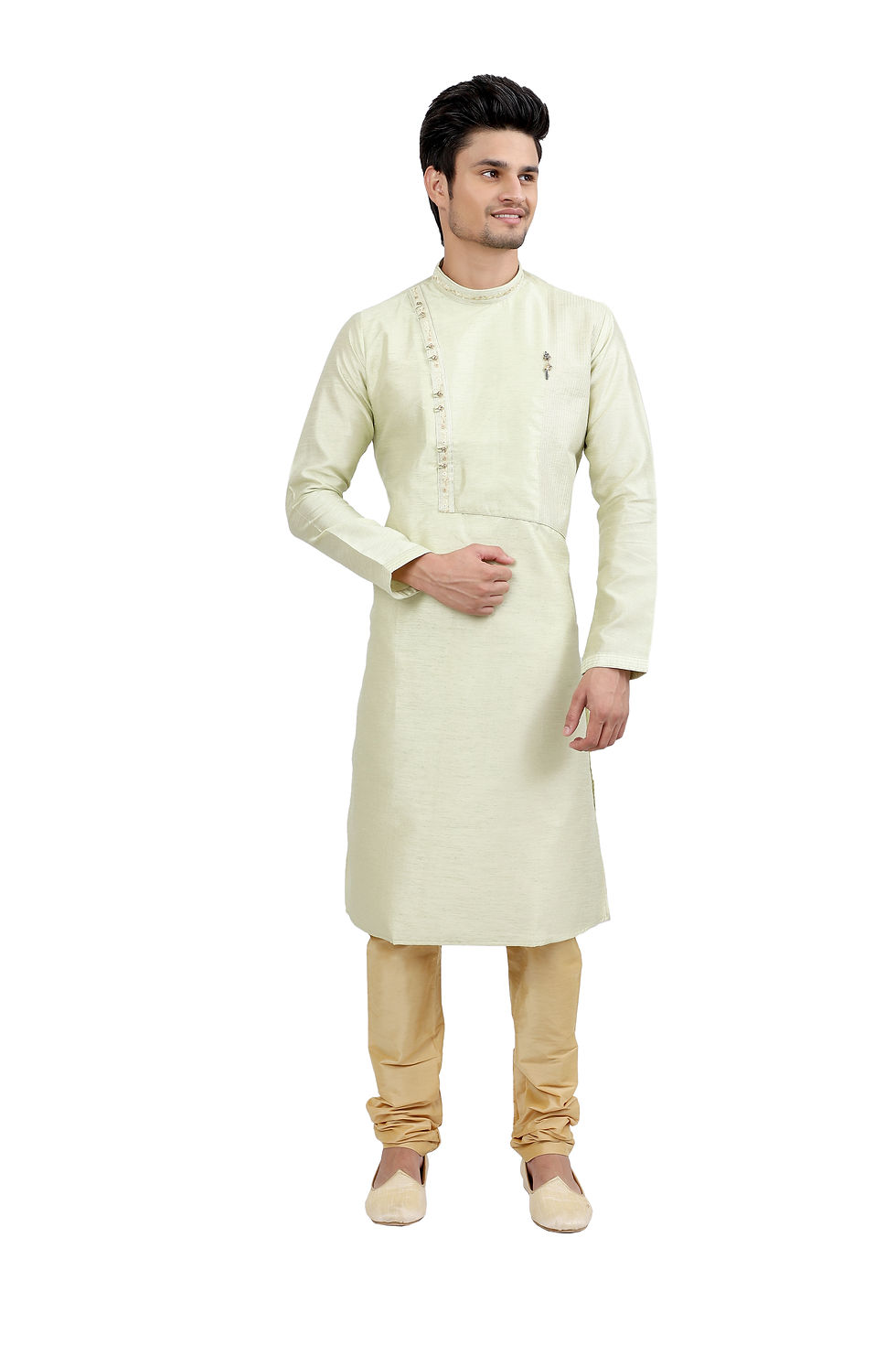 Ethnic | Kurta Paijama | Indian | Off White Color | Full Sleeve