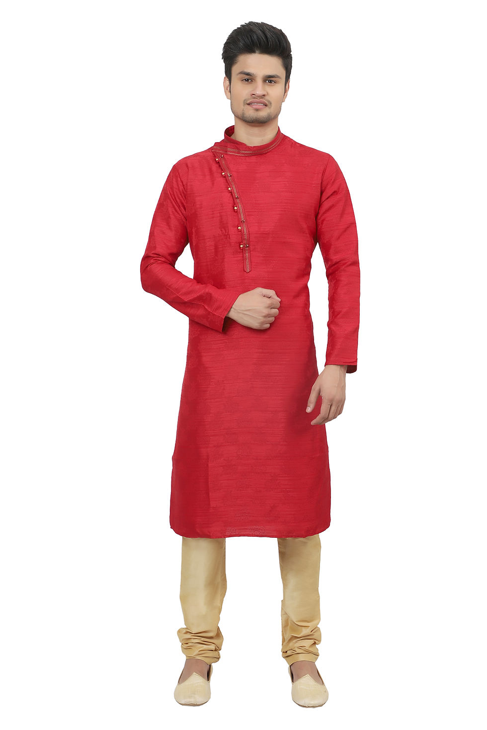 Ethnic | Kurta Paijama | Indian | Red| Full Sleeve