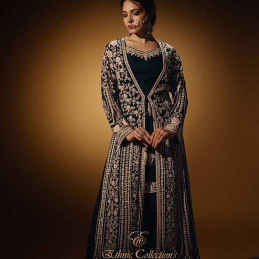 knee length dresses for ladies Mina Sherwani Dress