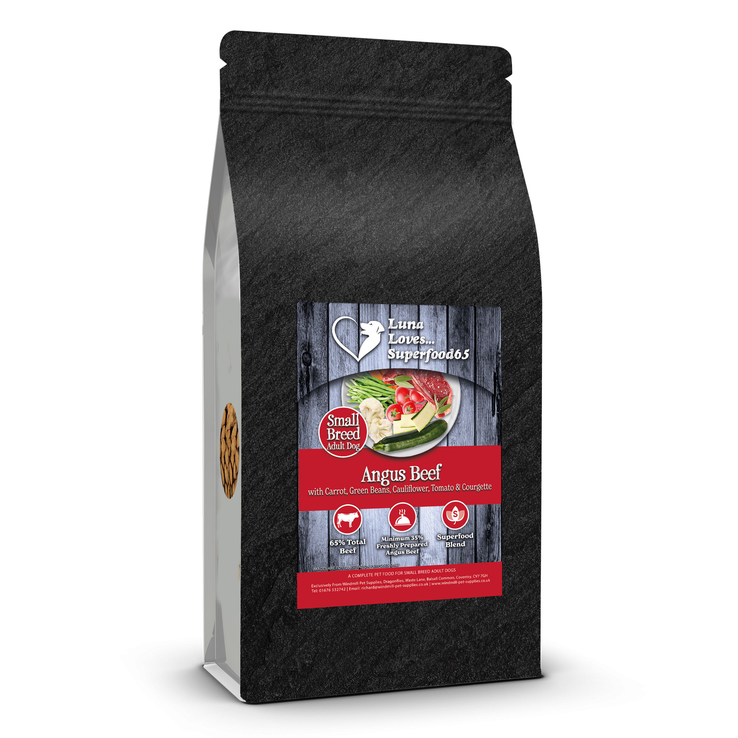 Luna Loves Superfood 65 Small Breed Beef