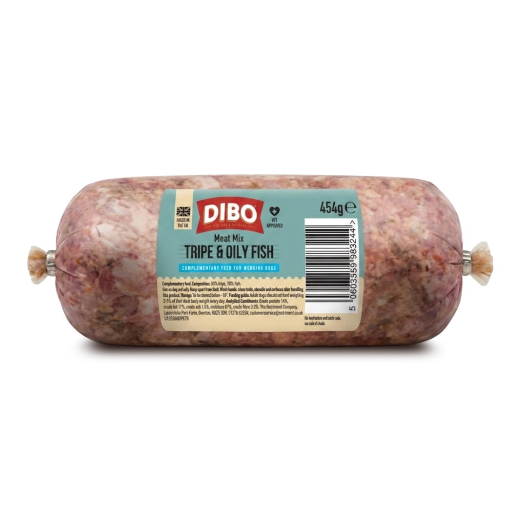 Dibo Bone Free Tripe & Oily Fish 454g