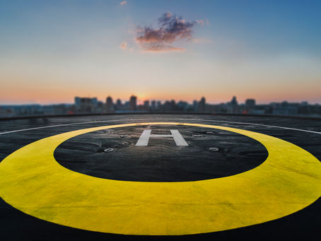How to create an ad hoc helipad or runway