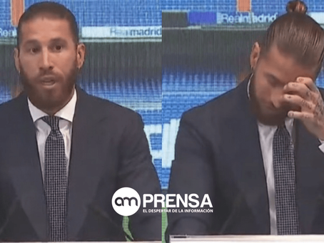SERGIO RAMOS LLORO SU IDA