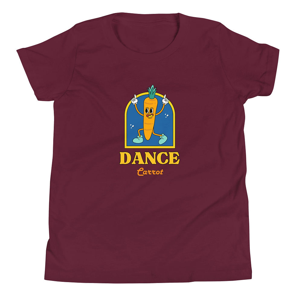Thumbnail: Dance Carrot - Youth Short Sleeve T-Shirt