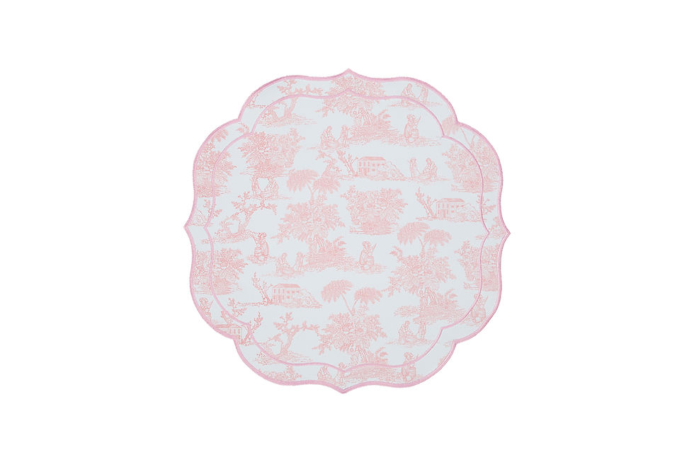 Miniatura: Sousplat Toile de Jouy