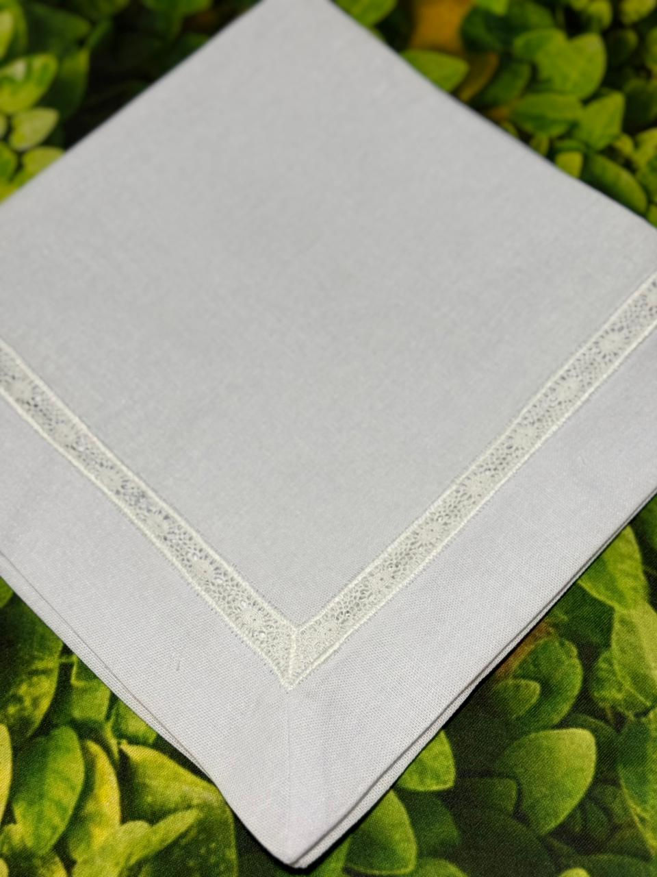 Guardanapo Linho Misto com Renda