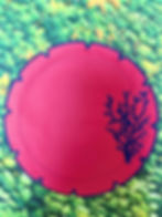 Sousplat Coral Dupla Face