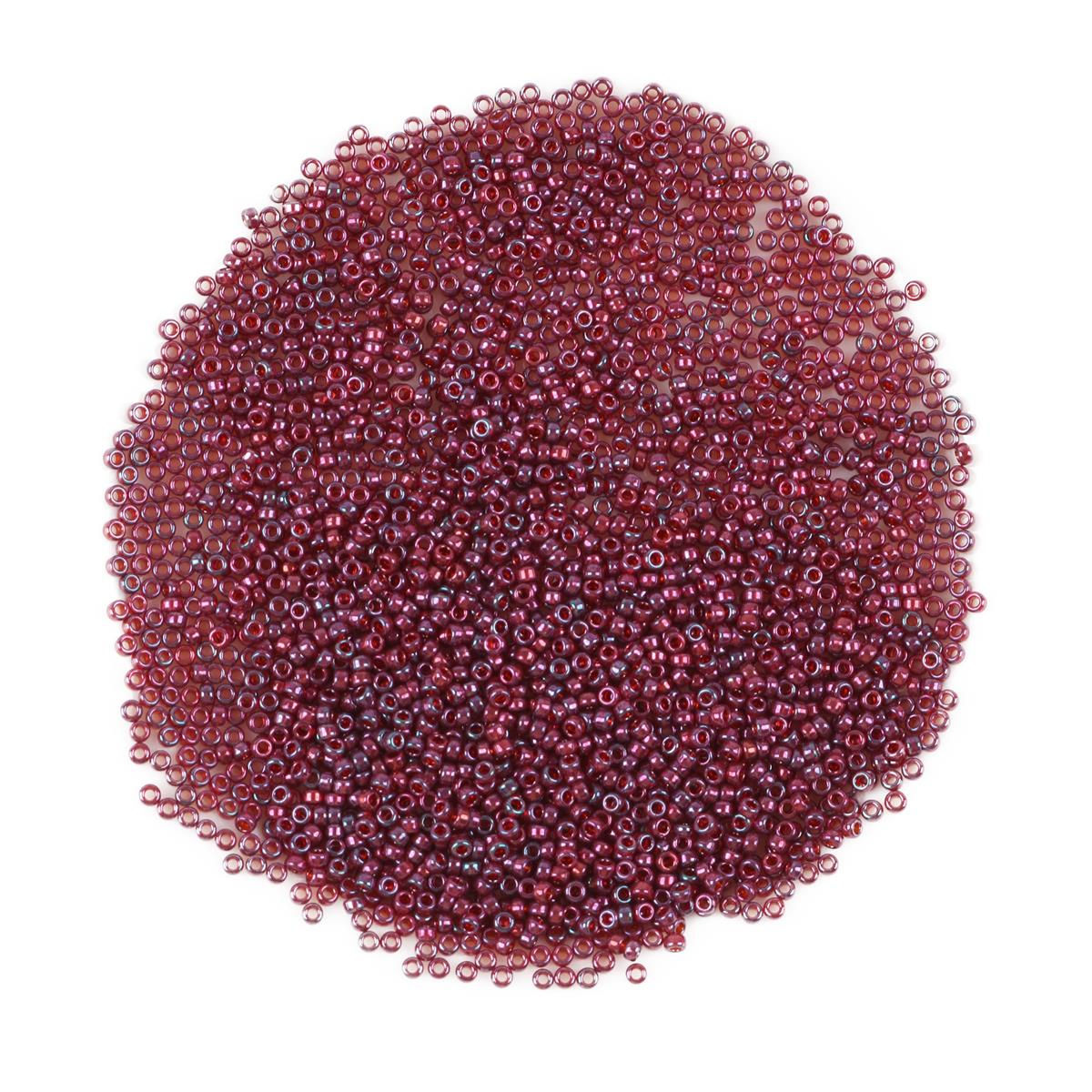 Miyuki Cranberry Gold Lustre Seed Beads 15/0 (8.2GM/TB) - NJBD65