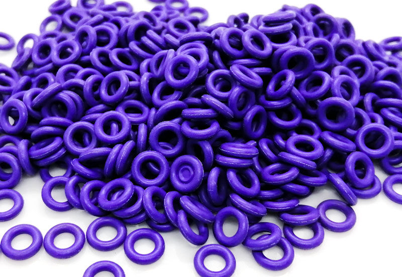 Thumbnail: Colourful Rubber 'O' Rings  7mm - Choice of Colours - Pack of 50