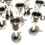 Thumbnail: Tibetan Style 3d Wine Glass Goblet Charm - Antique Silver - Pack of 10