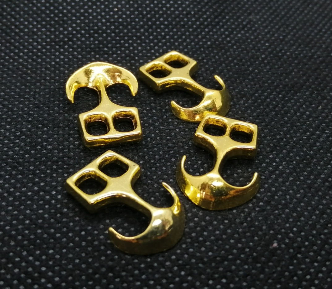 Anchor Hook Clasp/Link - Gold