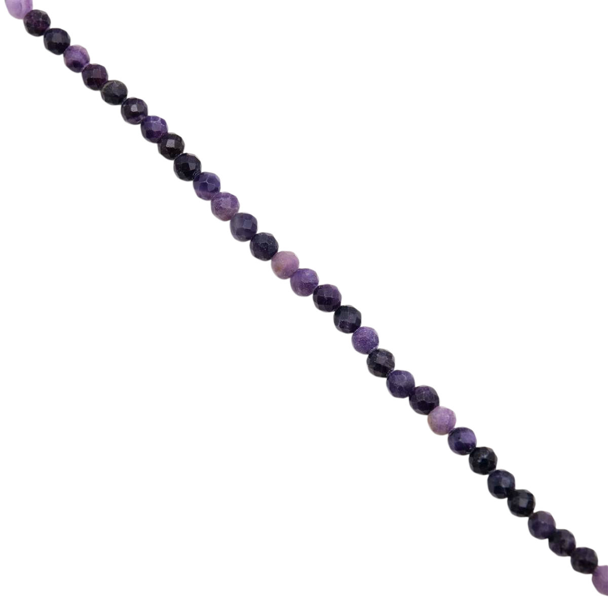 30cts Fluorite Stone Faceted Rounds Approx 4.5mm, 38cm Strand