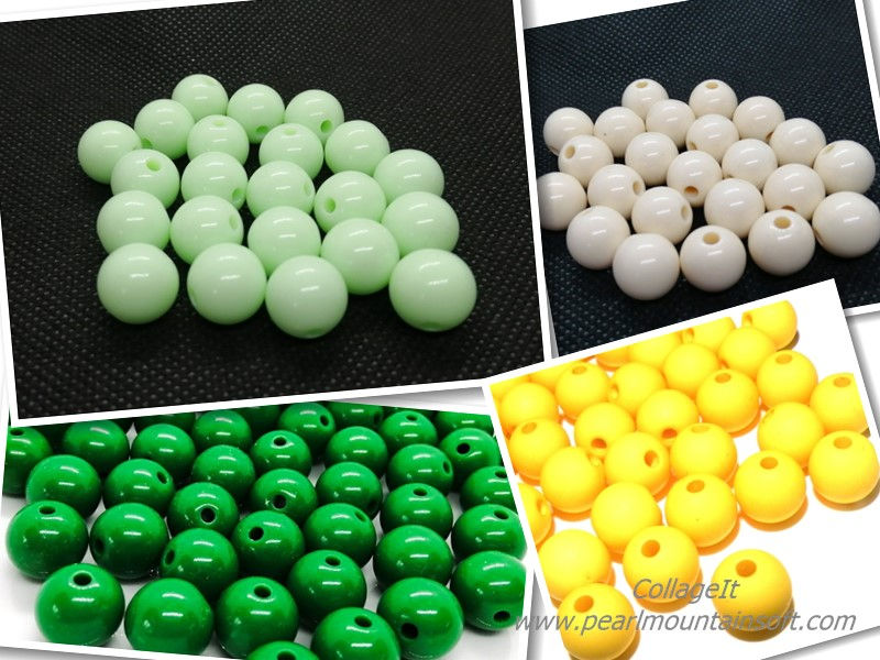 Bubblegum Beads 12mm - Choice of Colours - Pack of 20